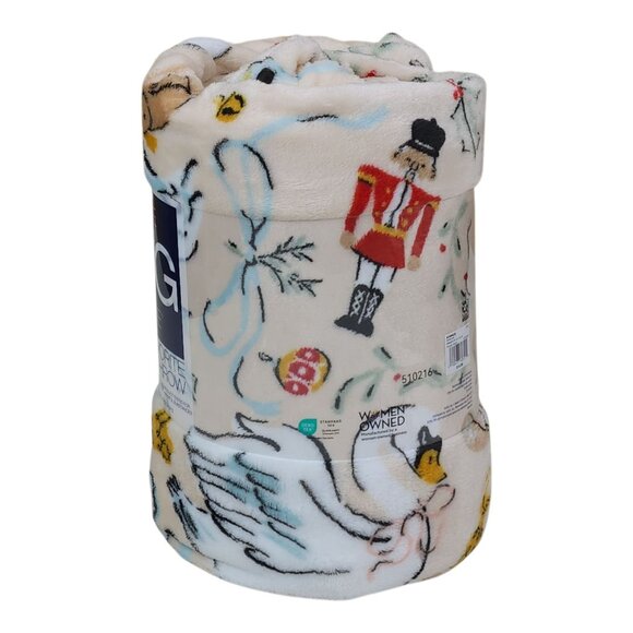 The Big One Nostalgic Plush Throw Oversized Soft Blanket 5ft X 6ft - Picture 2 of 9